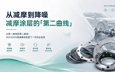减摩涂层从控制磨损到抑制汽车异响的技术示意