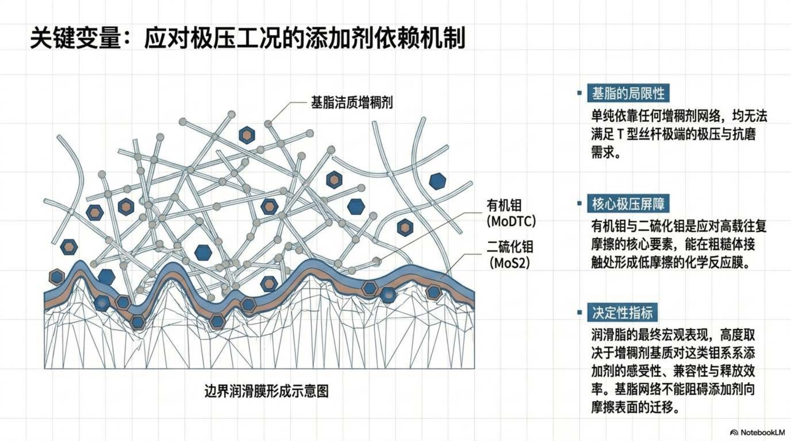 应对极压工况的添加剂依赖机制