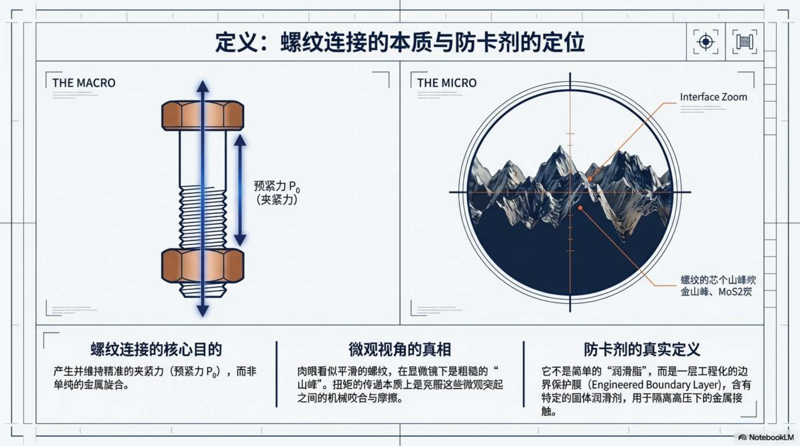 定义:螺纹连接的本质与防卡剂的定位